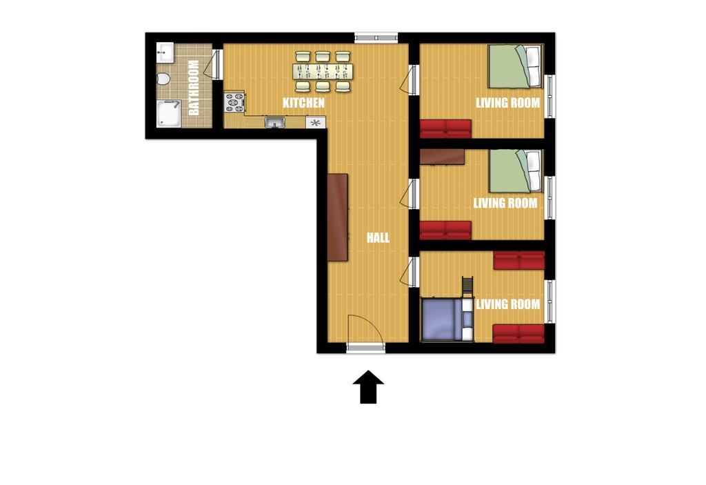 פראג Modern Apartment Perlova מראה חיצוני תמונה